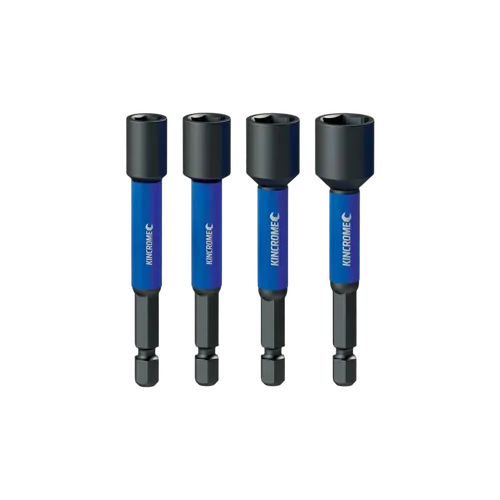 Kincrome Magnetic Nutsetter Impact Bit Mixed Pack 100Mm 4 Piece