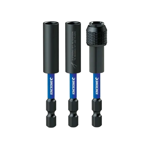 Kincrome Impact Magnetic Bit Coupler Mixed Pack 75Mm 3 Piece