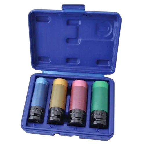 Kincrome Wheel Nut Socket Set 4 Piece 1/2" Drive