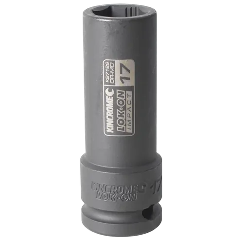 Kincrome Lok-On Deep Impact Socket 17Mm 1/2" Drive