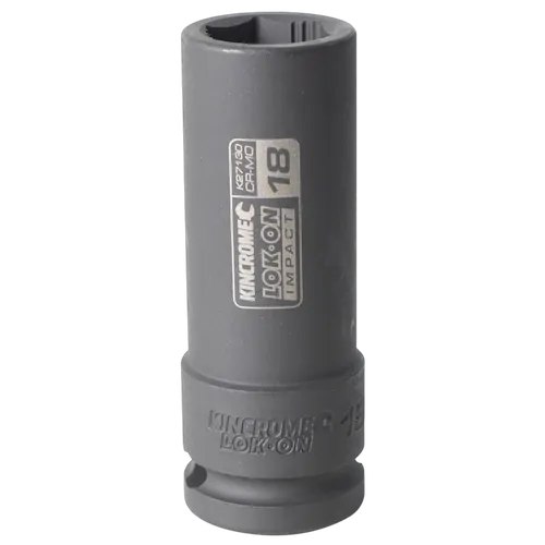 Kincrome Lok-On Deep Impact Socket 18Mm 1/2" Drive