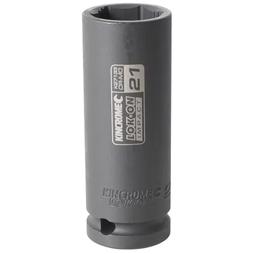 Kincrome Lok-On Deep Impact Socket 21Mm 1/2" Drive