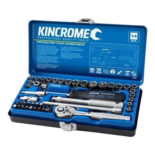 Kincrome Socket Set 48 Piece 1/4" Drive - Metric & Imperial