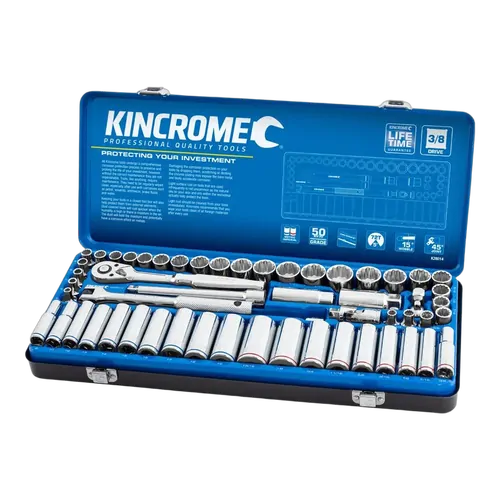 Kincrome Socket Set 57 Piece 3/8" Drive - Metric & Imperial