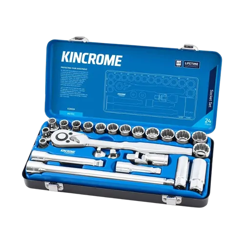 Kincrome Socket Set 24 Piece 1/2" Drive - Metric