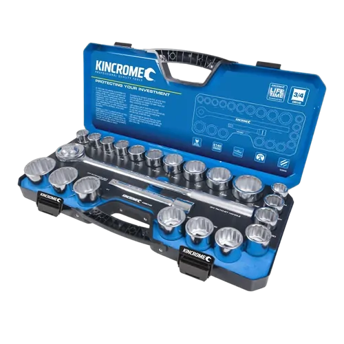 Kincrome Socket Set 22 Piece 3/4" Drive - Metric & Imperial