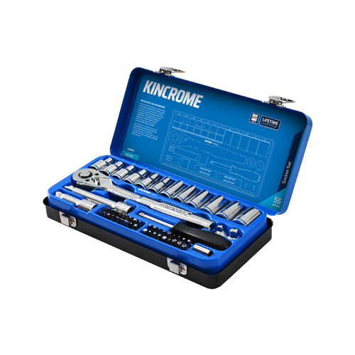 Kincrome Socket Set 55 Piece 1/2" Drive Metric