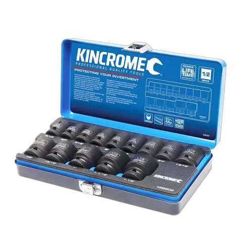 Kincrome Impact Socket Set 14 Piece 1/2" Drive - Imperial
