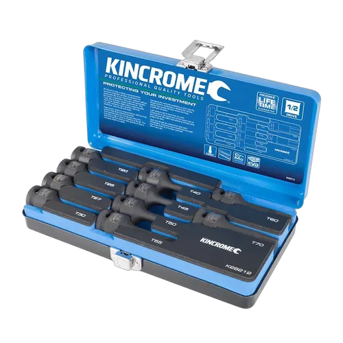Kincrome Torx Impact Socket Set 10 Piece 1/2" Drive