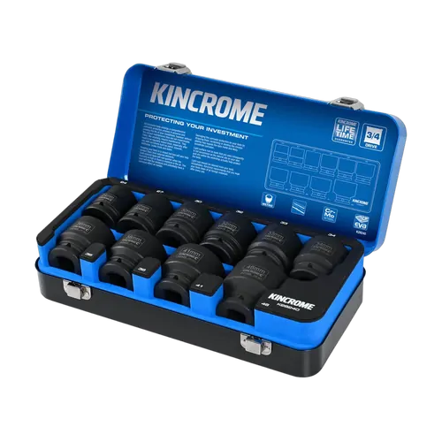 Kincrome Impact 3/4" Drive Socket Set Metric 10 Piece