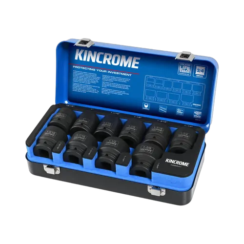Kincrome Impact 3/4" Drive Socket Set Imperial 10 Piece