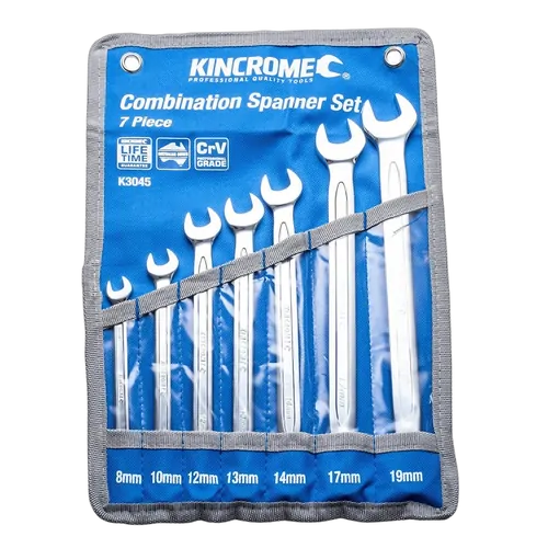 Kincrome Combination Spanner Set 7 Piece - Metric
