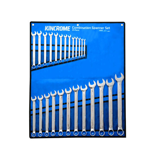Kincrome Combination Spanner Set 25 Piece ? Metric