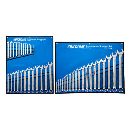 Kincrome Combination Spanner Set 44 Piece ? Metric/Imperial