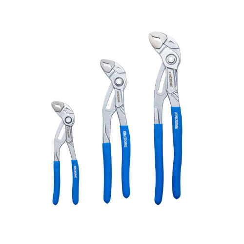 Kincrome 3pce Water Pump Multi-Grip Plier Set - 180mm, 250mm & 300mm