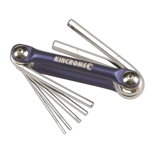 Kincrome Folding Hex Key Set 7 Piece Metric