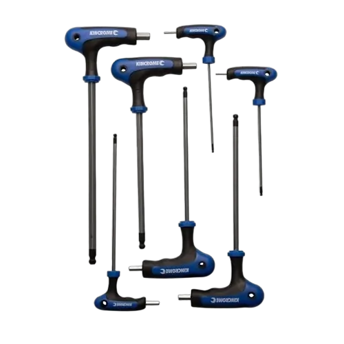 Kincrome Moulded T-Handle Hex Key Set 7 Piece - Metric