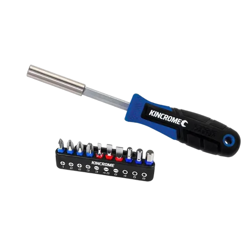 Kincrome Torquemasterft General Purpose Bit & Driver Set - 11 Piece