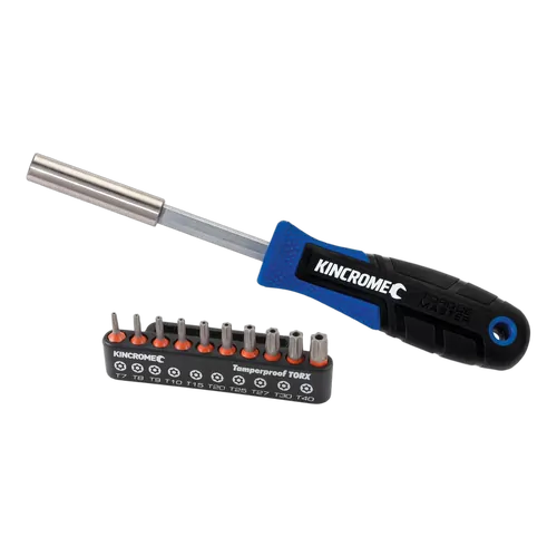 Kincrome Torquemasterft Tamperproof Torx Bit & Driver Set - 11 Piece