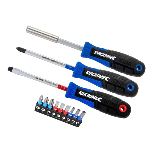 Kincrome Torquemasterft Screwdriver & Bit Set - 12 Piece