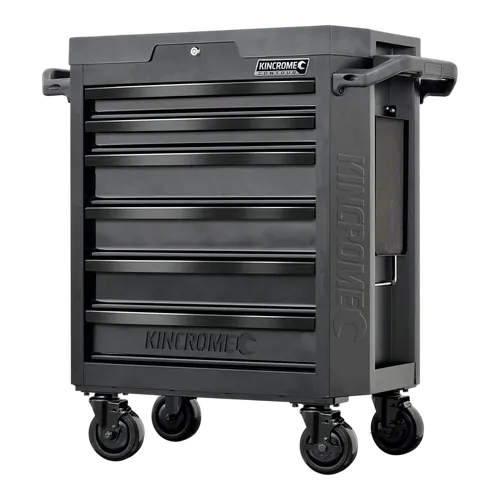 Kincrome Contour Tool Trolley 6 Drawer Black Series