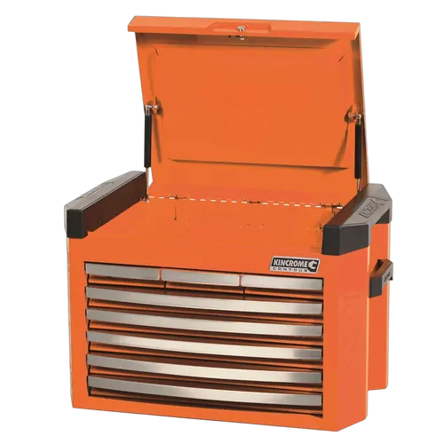 Kincrome Contour Tool Chest 8 Drawer Flame Orange