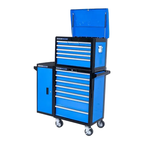 Kincrome Evolution Deep Chest, Trolley & Side Locker Combo 16 Drawer