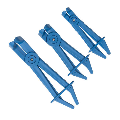 3 Piece Angled Hose / Line Clamp Plier Set