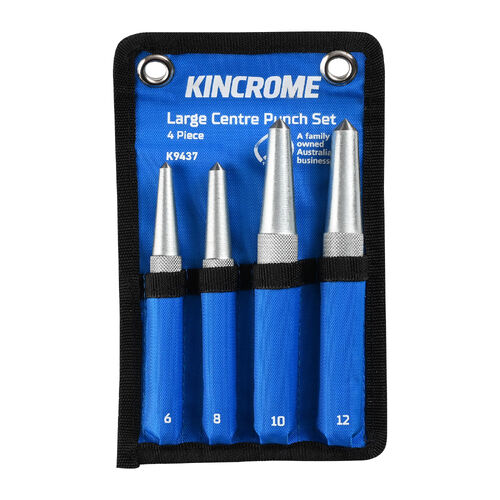Kincrome Centre Punch Set 4 Piece - Large