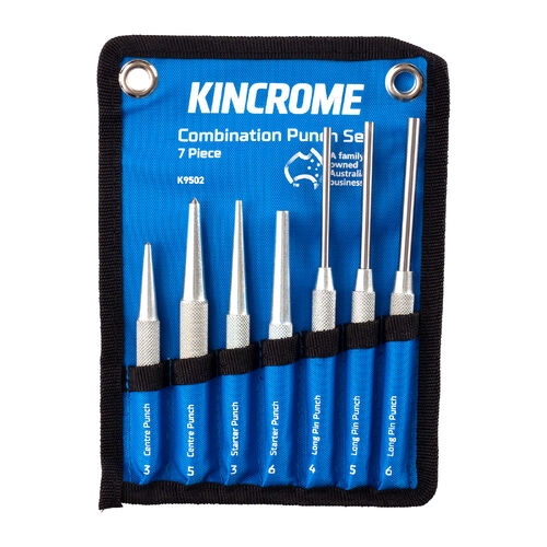 Kincrome Combination Punch Set 7 Piece
