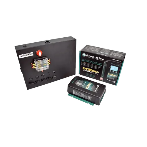 Large DC Control Box & Enerdrive DCDC40+