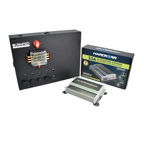 Large DC Control Box & Hard Korr 25a DCDC
