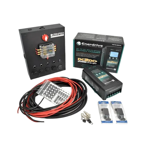 Small DC Control Box with Enerdrive DCDC40 & Wiring Kit