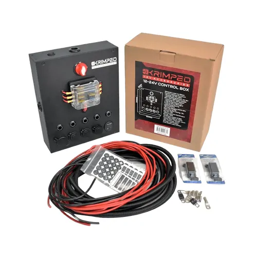 Small DC Control Box with 25a Wiring Kit