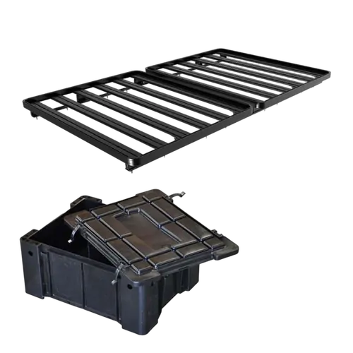 Front runner Mercedes-Benz Sprinter 128in/144in/170in / L1/L2/L3 / SWB/MWB/LWB Wheelbase w/o OEM Tracks (2006-Current) Slimline II 1/2 Roof Rack Kit /