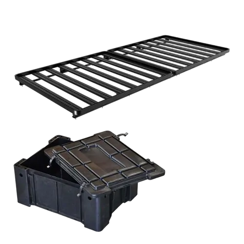 Front runner Mercedes-Benz Sprinter 2Gen/3Gen 170in/L3/LWB Wheelbase w/o OEM Tracks (2006-Current) Slimline II Roof Rack Kit / Tall