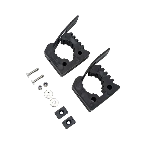 Genuine QuickFist Rubber Clamps Shovel Axe Holder 25-45mm [Qty: 1 Pair]