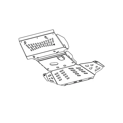 Front, Sump & Transmission Underbody Guards to suit Toyota FJ Cruiser DIFF DROP