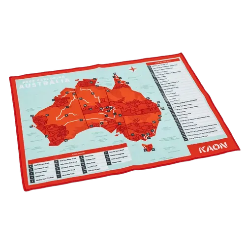 KAON Microfibre Cloth 4x4 Touring Map of Australia