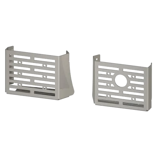 Rear Door Pocket Cages to suit Mitsubishi Pajero Gen 4 NS-NX [Natural Stainless]