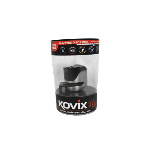 Kovix 5.5mm Alarmed Disc Lock - Chrome