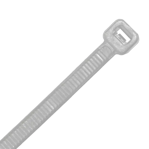 KT Accessories Cable Tie, Natural Nylon, 100mm Long x 2.5mm Wide, 100 Pack