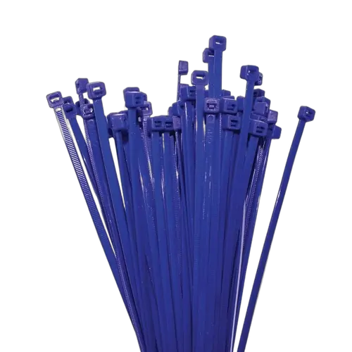 KT Accessories Cable Ties, Blue, 150mm x 3.5mm, 25 Pack