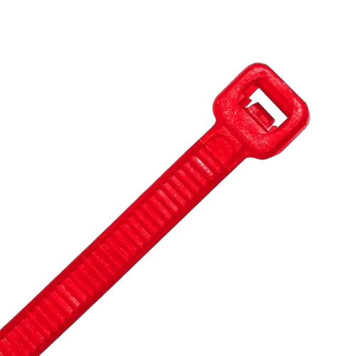 KT Accessories Cable Ties, Red, 150mm x 3.5mm, 25 Pack