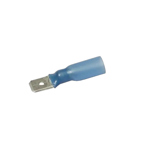 KT Accessories Connectors, Waterproof, Male, Blue, 6.3mm, 5 Pcs