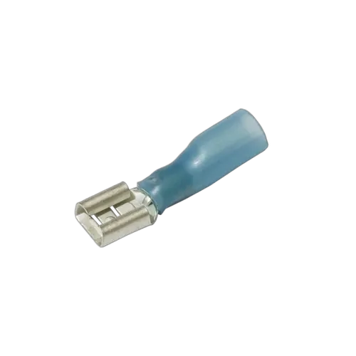 KT Accessories Connectors, Waterproof, Female, Blue, 6.3mm, 5 Pcs