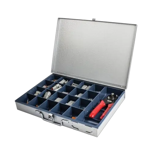 KT Accessories DT Series Deutsch Connector Kit Assortment with Indent Crimp Tool, 205 Pieces