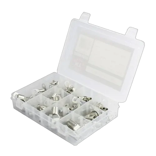 KT Accessories Copper Battery Lug Kit Assortment, 78 Pieces