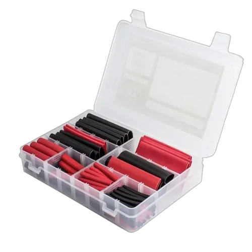 KT Accessories Adhesive Heat shrink, Dual Wall, 3mm to 25mm, Assorted Kit, 105 Pieces