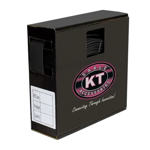 KT Accessories Heat shrink, 3mm, Spool Mate, 3:1, Black, 10M
